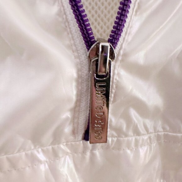 Limited Too Iridescent Wind Breaker Jacket Y2K Girls Rainbow - Picture 4 of 6